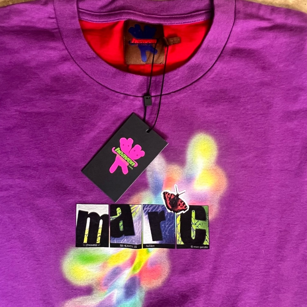 Heaven by Marc Jacob’s Mens graphic tee colors block XL